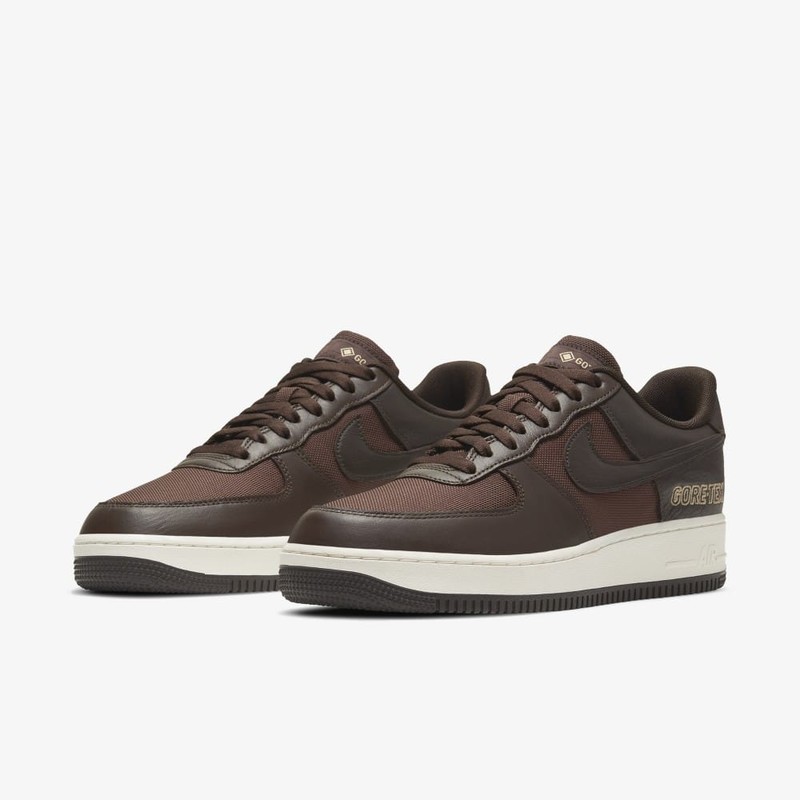 靴 NIKE GORE-TEX AIR FORCE 1 CT2858-201 Nike Air Force 1 - GTX Goretex Baroque Brown Mens Size 11